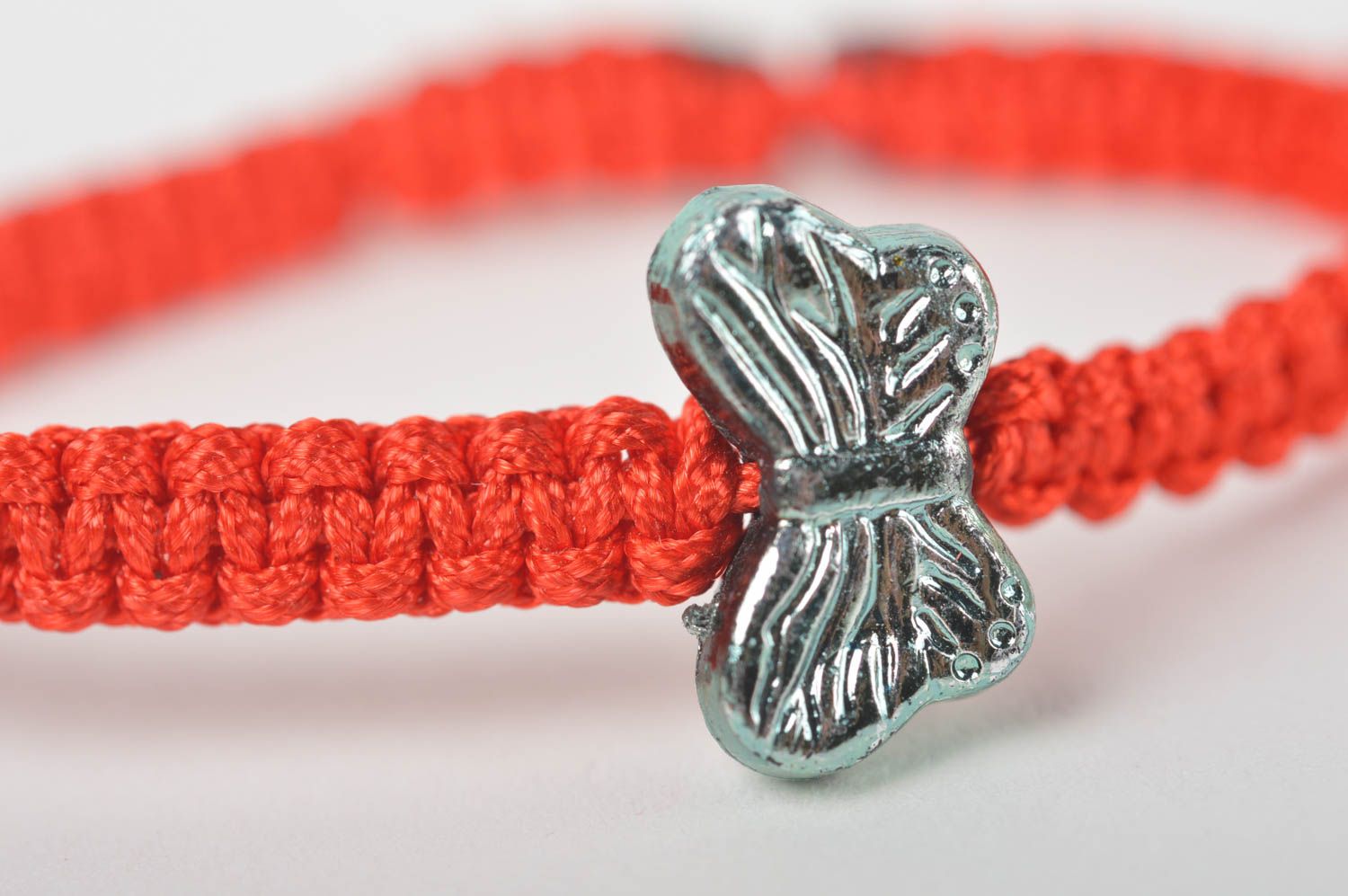 Браслет ручной работы браслет из шнурков плетеный браслет детский на завязках фото 3