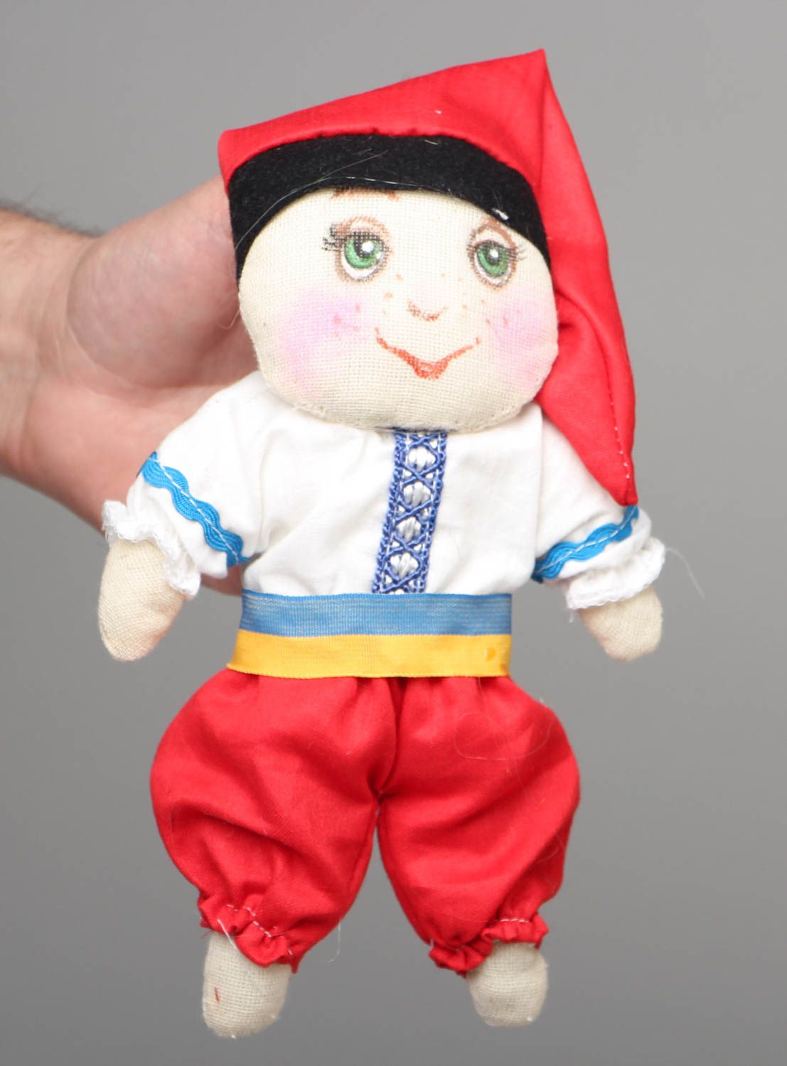 Muñeco de peluche artesanal Niño cosaco foto 4