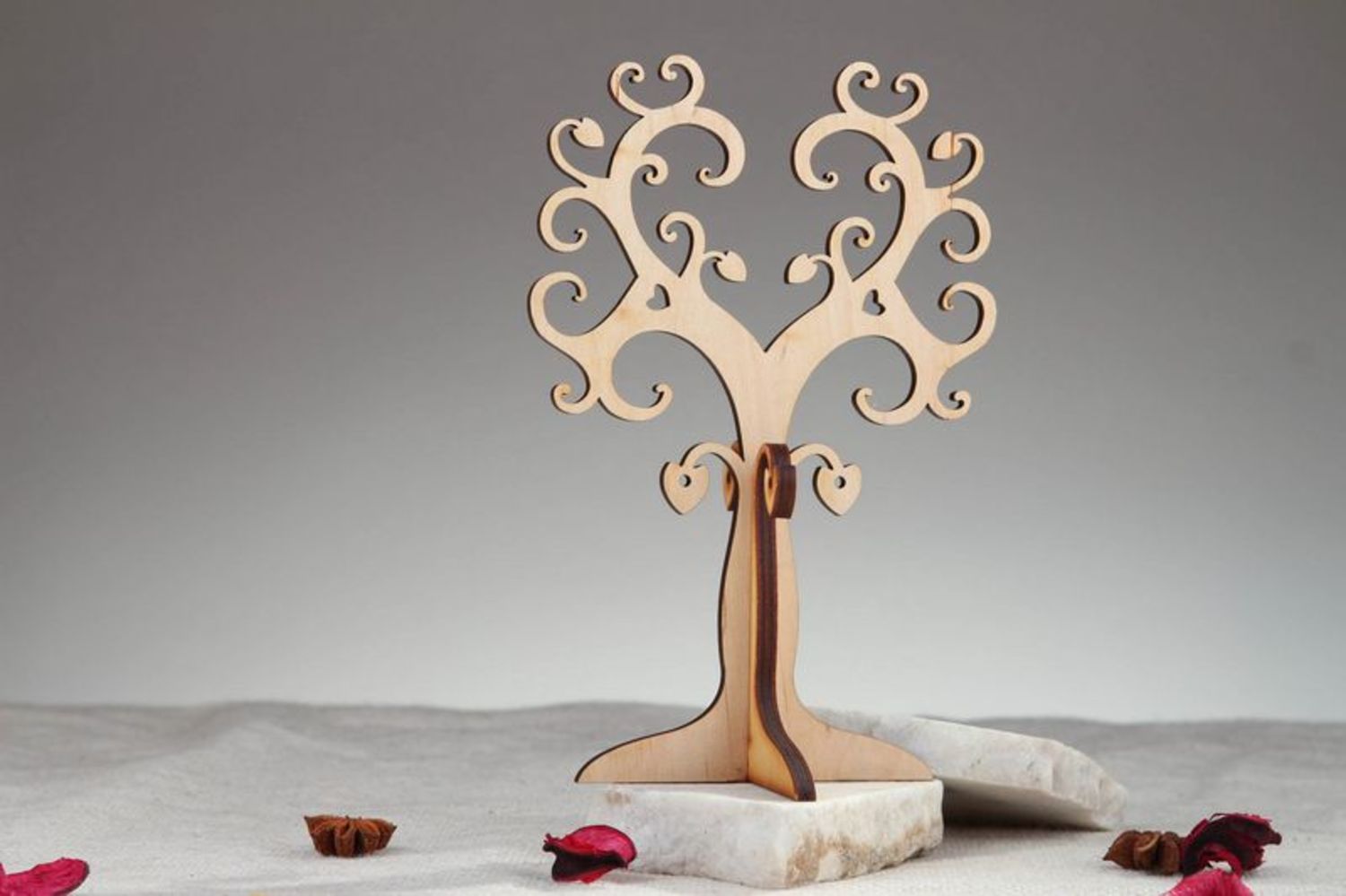 Tree for jewelry made from birch plywood photo 5
