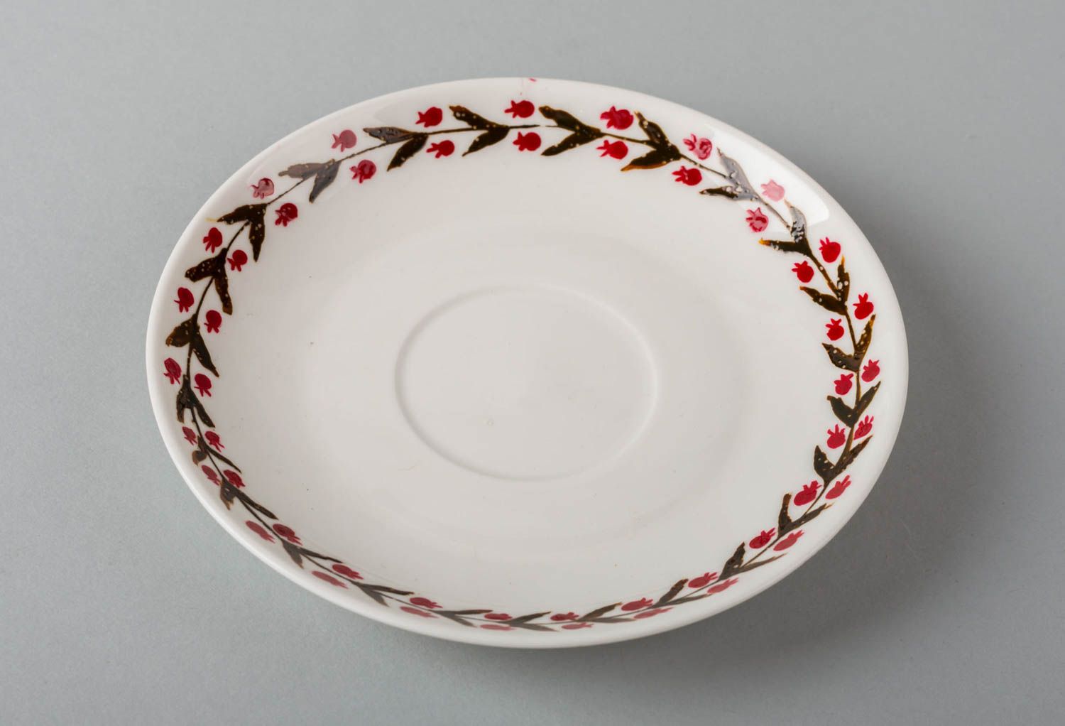 Tasse mit Untertasse handmade Geschirr aus Ton Designer Geschirr für Zuhause foto 4