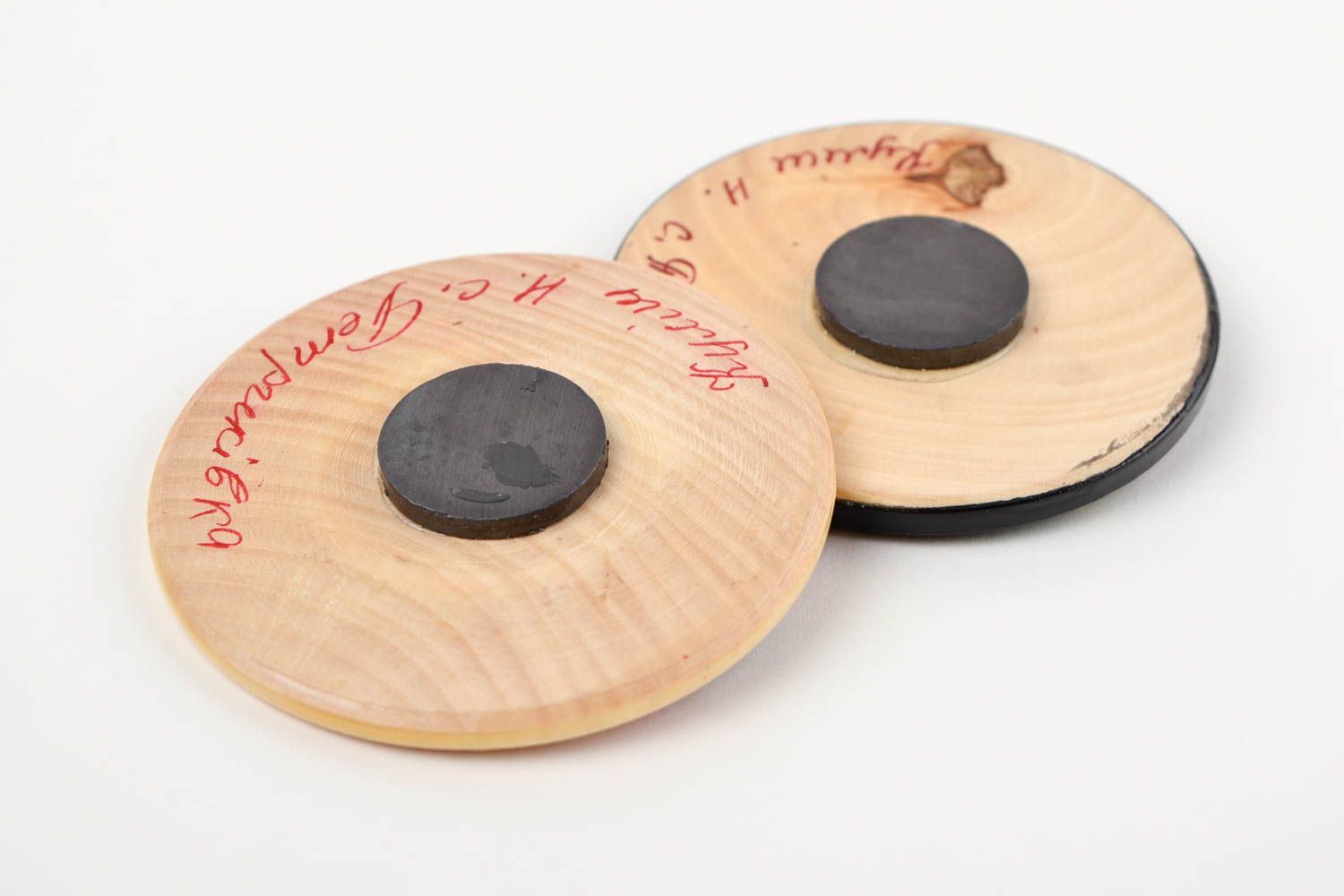 Dekoartikel für Küche handgemachte Kühlschrank Magnete bemalte Holz Souvenirs  foto 5