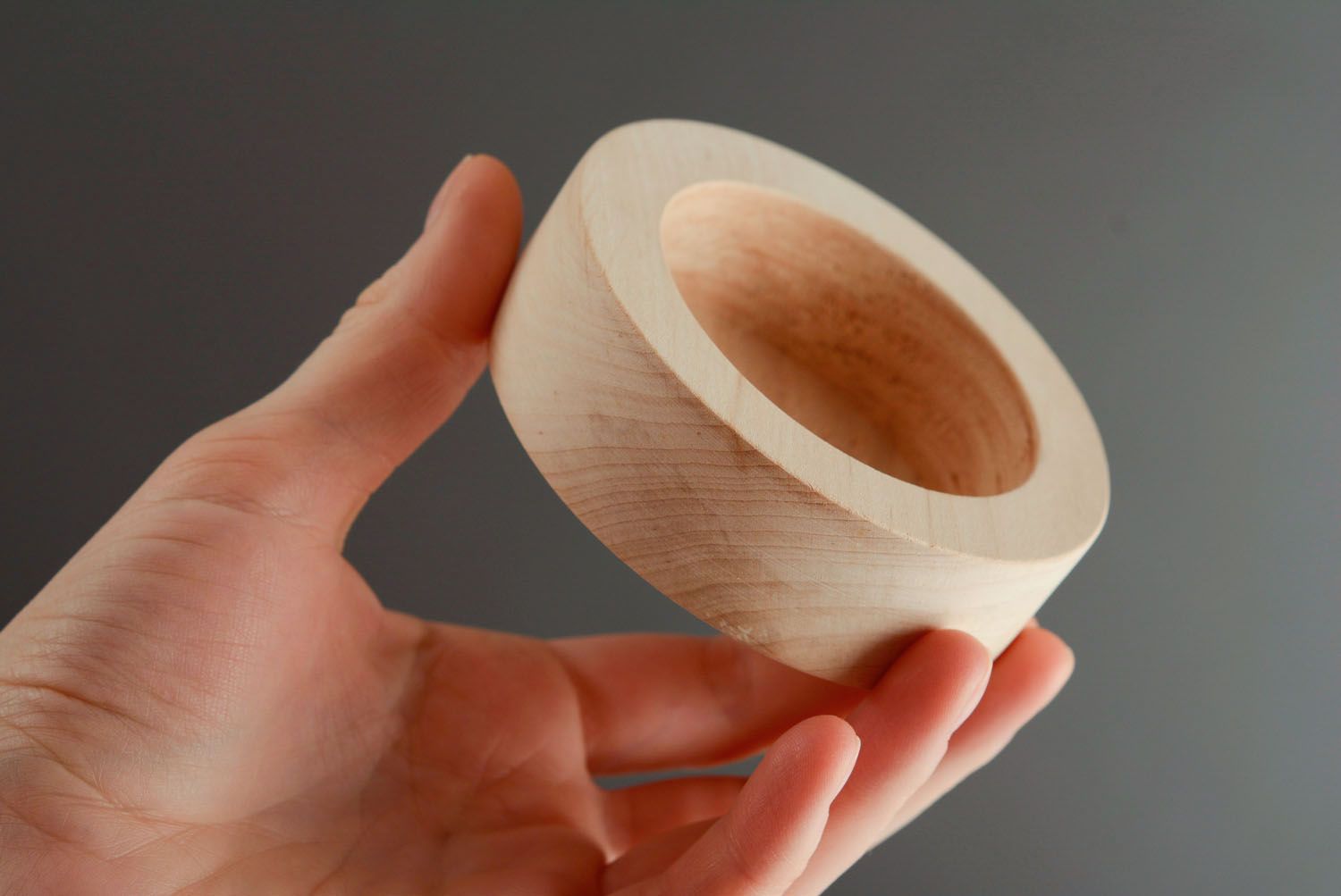 Wooden blank for creativity Candle Holder photo 4