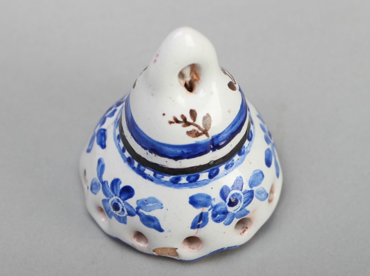 Painted ceramic bell photo 2