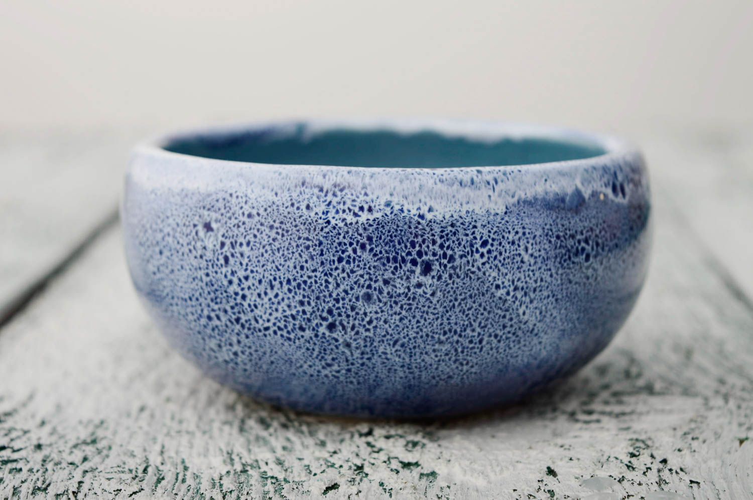 Glazed ceramic bowl photo 2