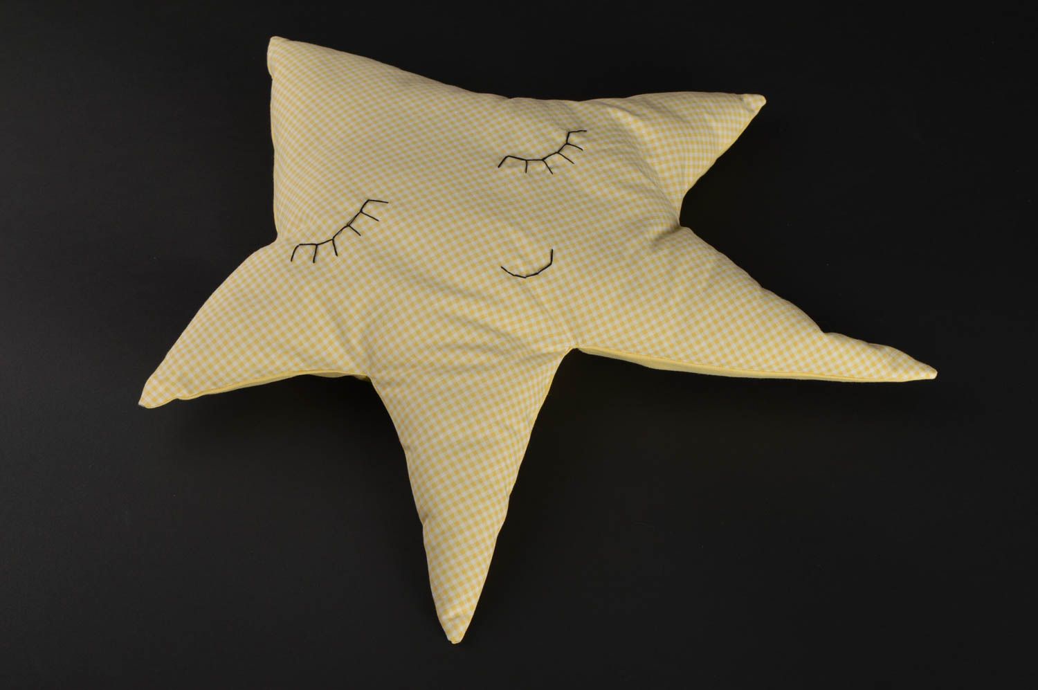 Декоративная подушка handmade подушка для дивана подушка из холлофайбера Звезда фото 1