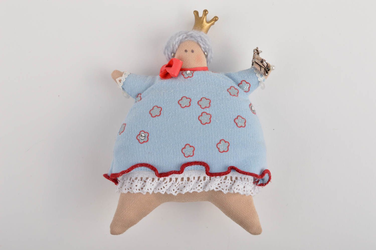 Кукла ручной работы кукла из ткани мягкая кукла Маленькая принцесса красивая фото 2