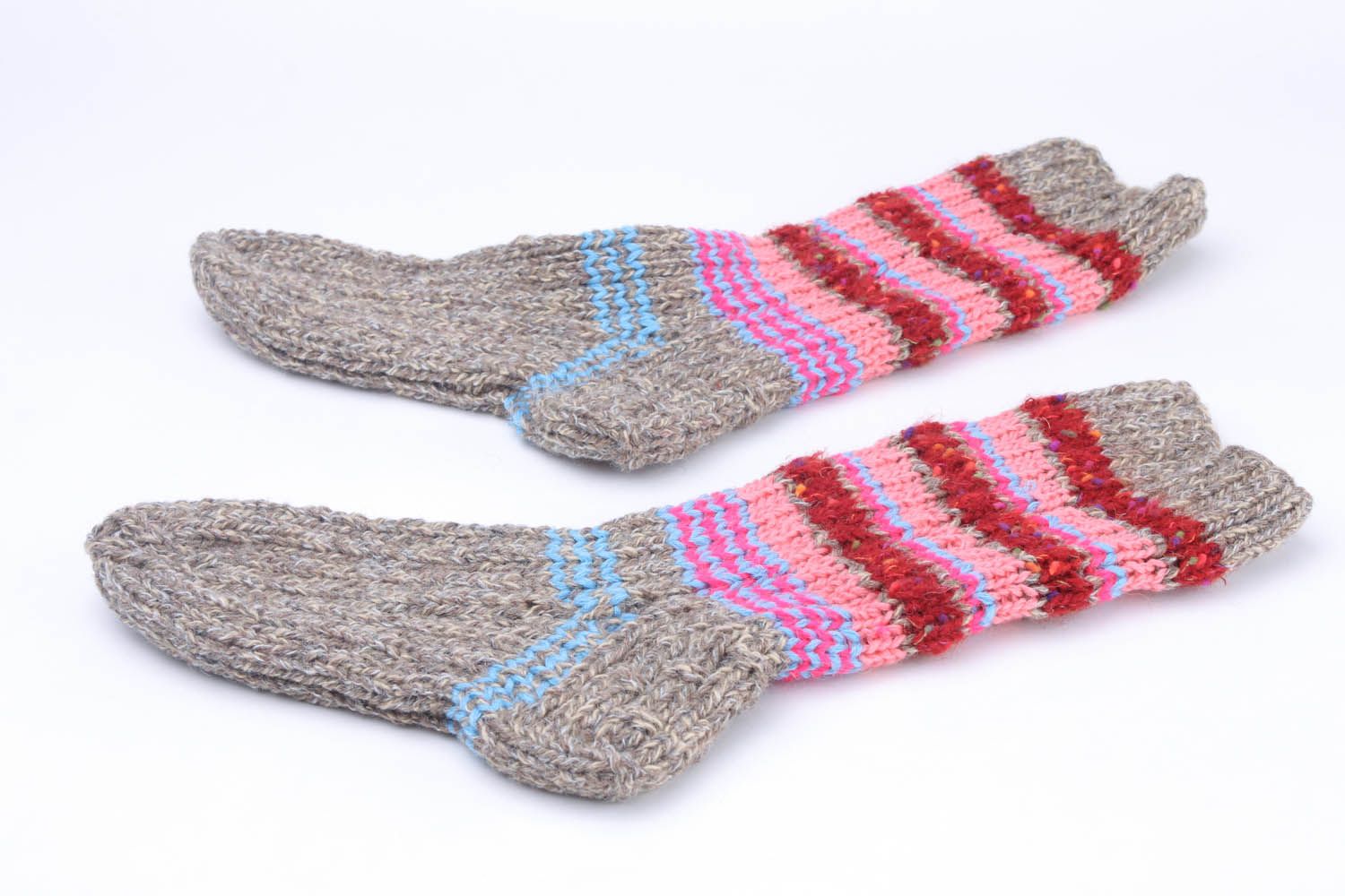 Long knitted socks photo 4