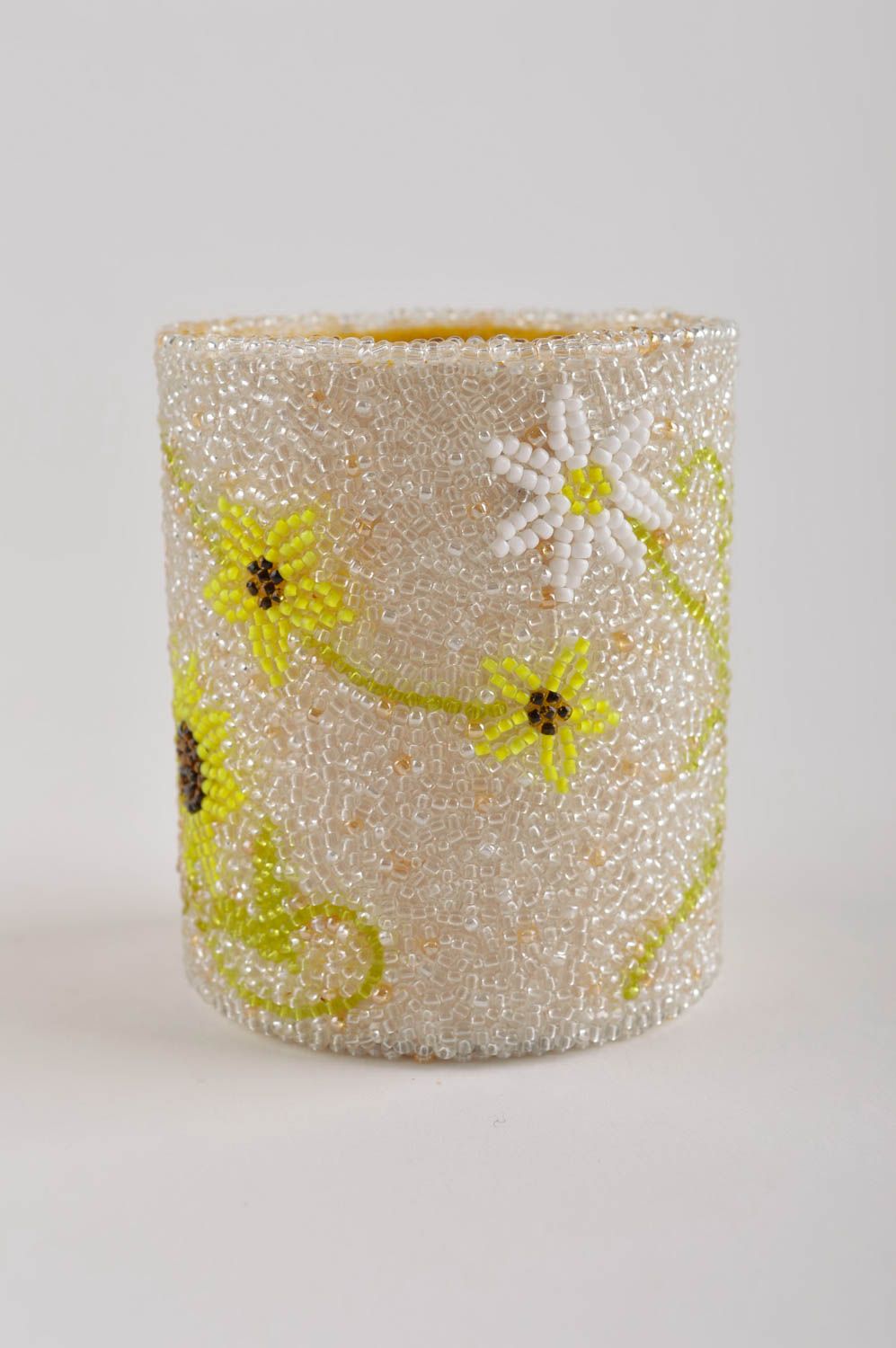 Декоративная ваза хэнд мейд ваза из бумаги очень симпатичная ваза из бисера фото 3