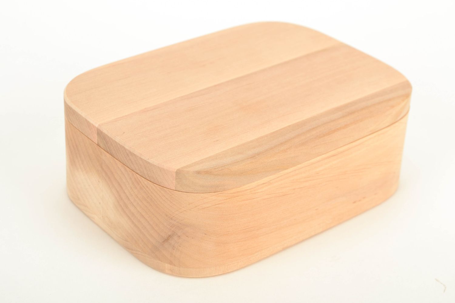 Wooden craft blank for rectangular jewelry box photo 1