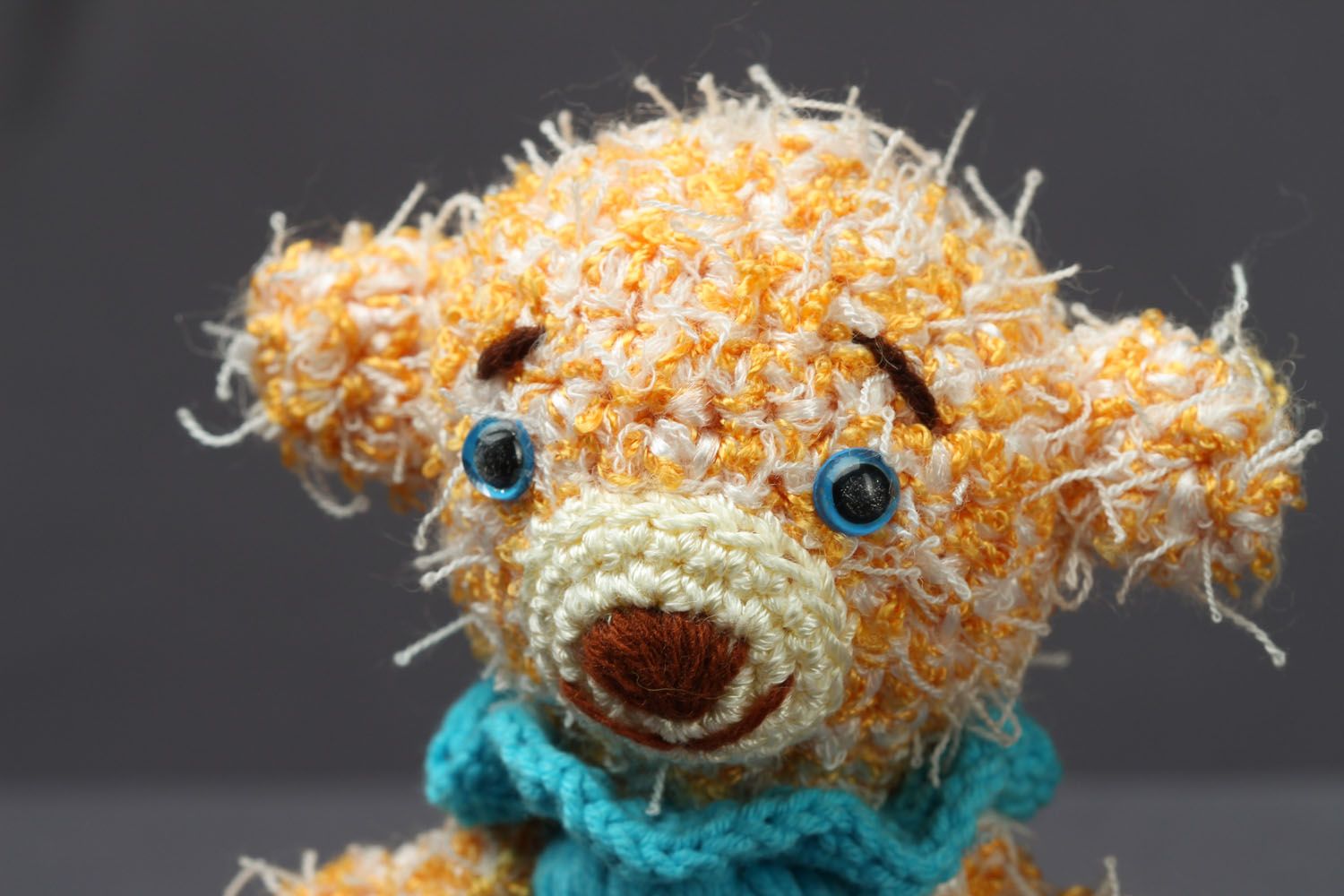 Homemade crochet toy Little Bear photo 2