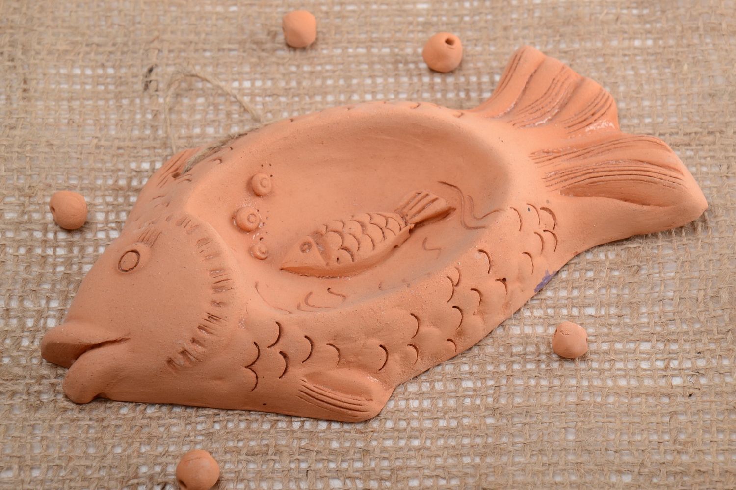 Keramik Handarbeit Deko aus Naturmaterialien Keramik Wandbild Deko Anhänger  foto 1