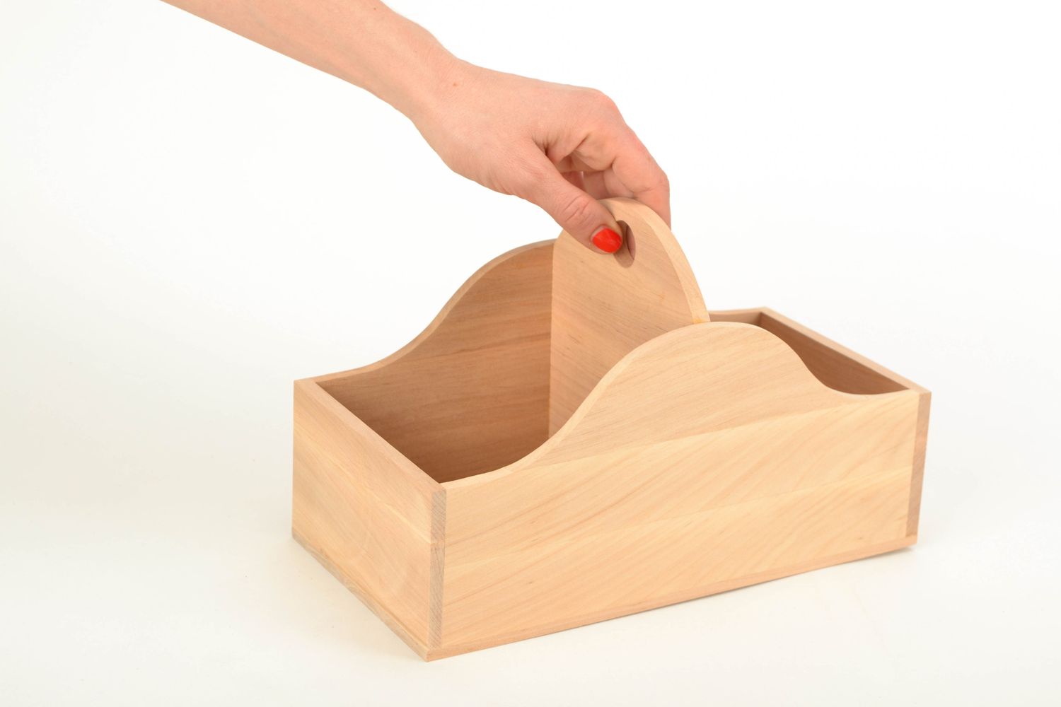Wooden craft blank Box for spices photo 2