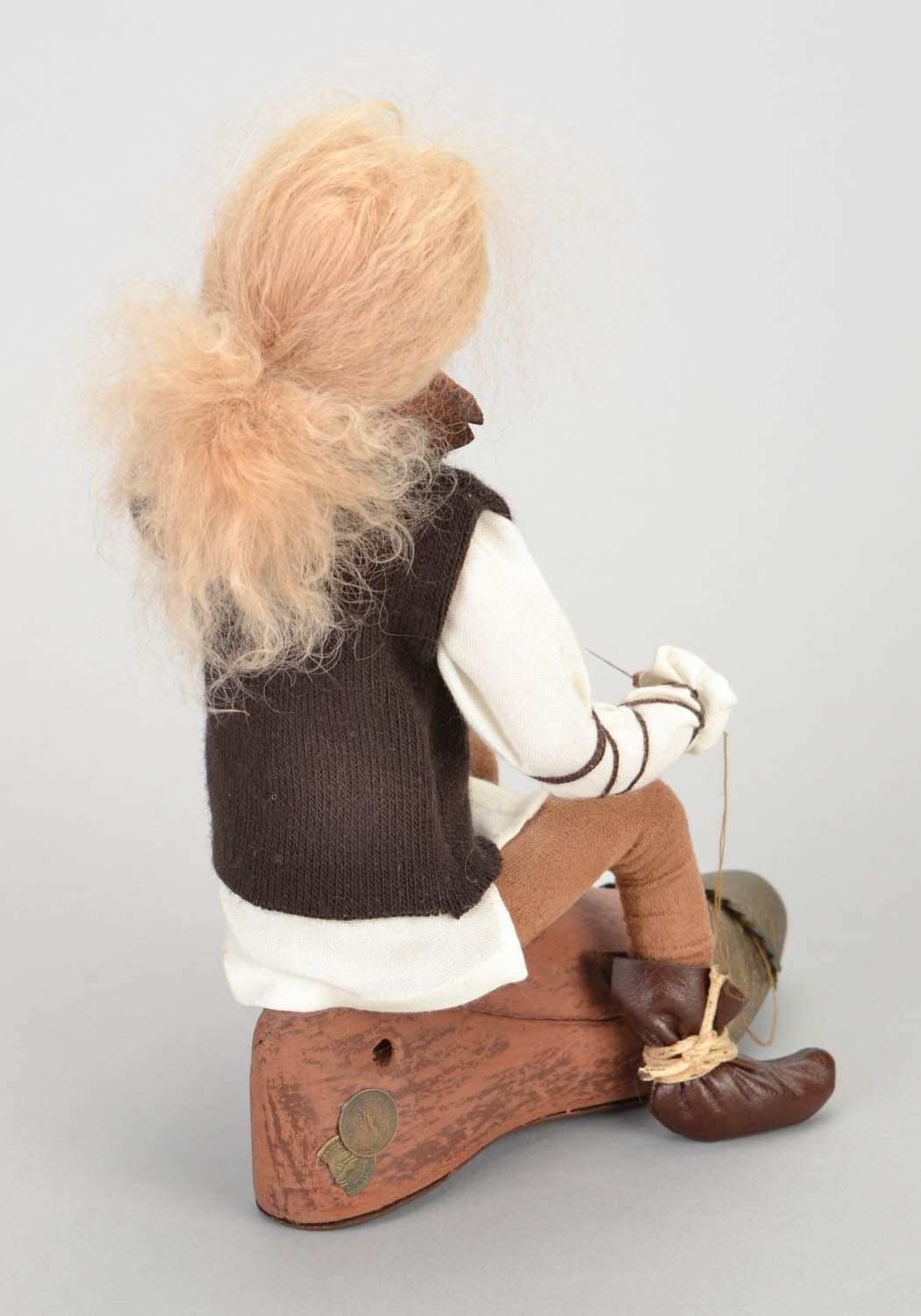 Handmade vintage doll photo 5