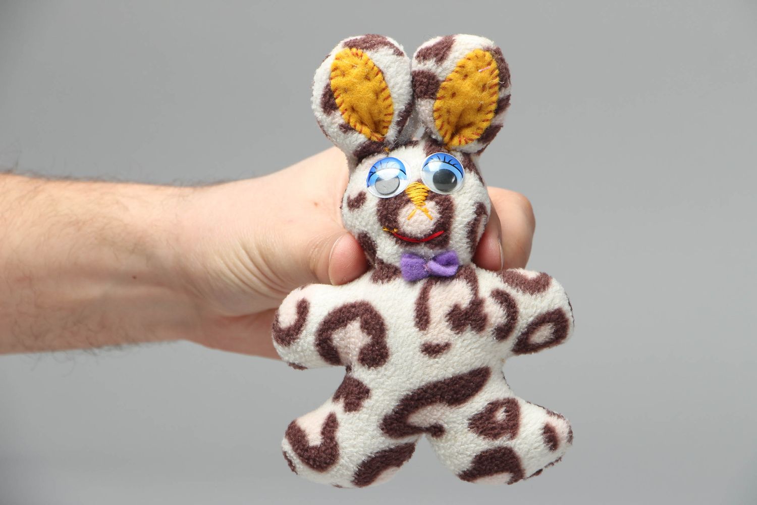 Unusual soft toy made of fleece  photo 4