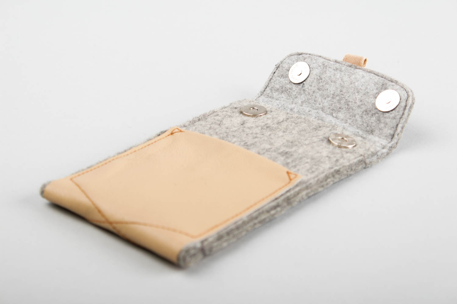 Woolen phone case handmade designer phone case gadget accessories felting goods photo 4
