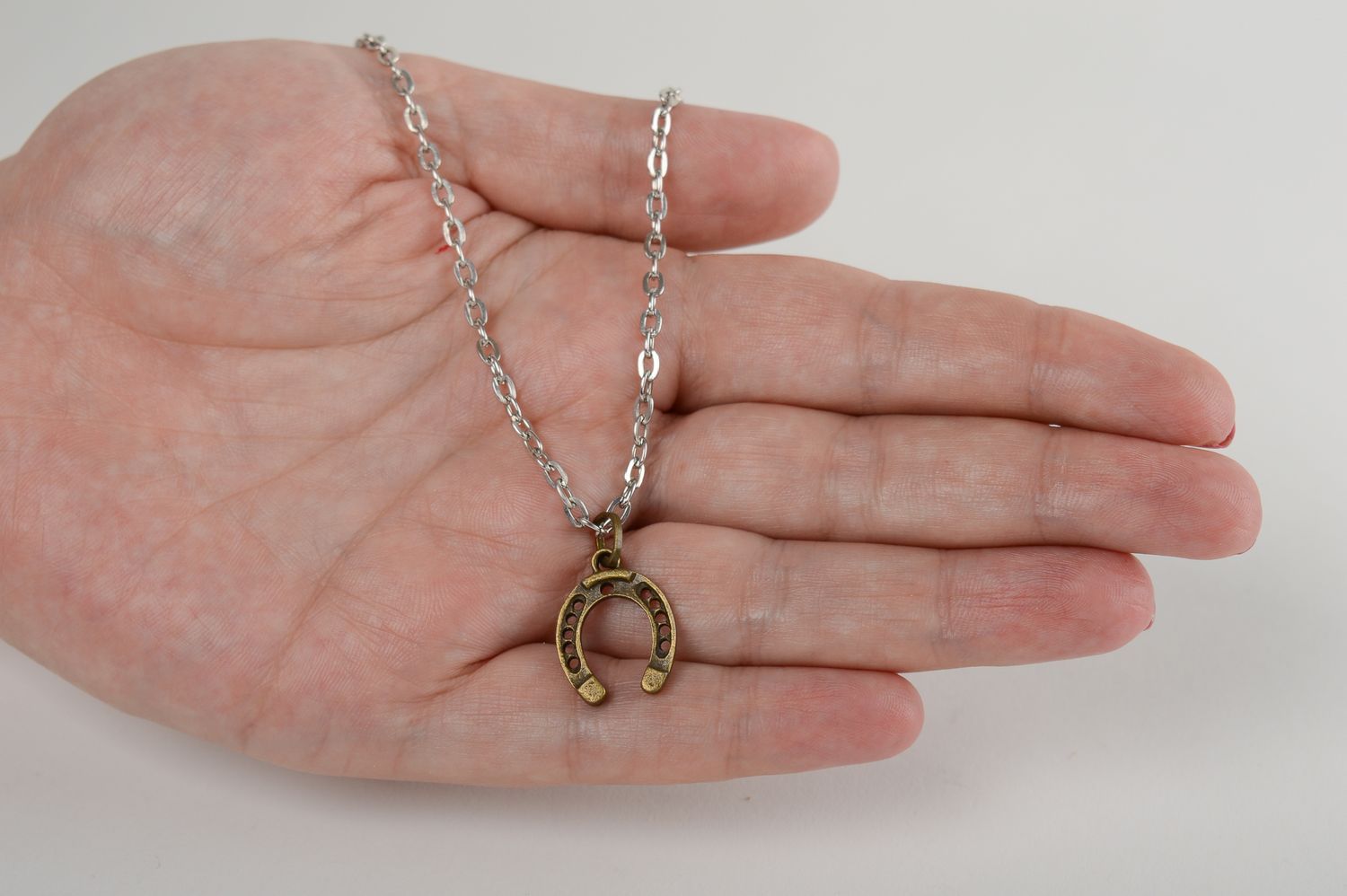 Handmade vintage pendant of chain metal pendant trendy accessories for men photo 5