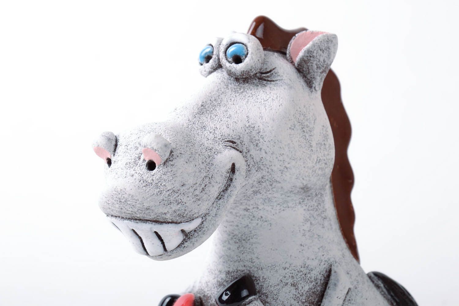 Keramik Spardose Pferd foto 2