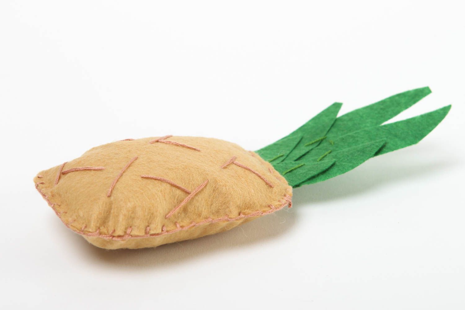 Peluche ananas Jouet feutrine fait main original joli Cadeau pour enfant photo 2