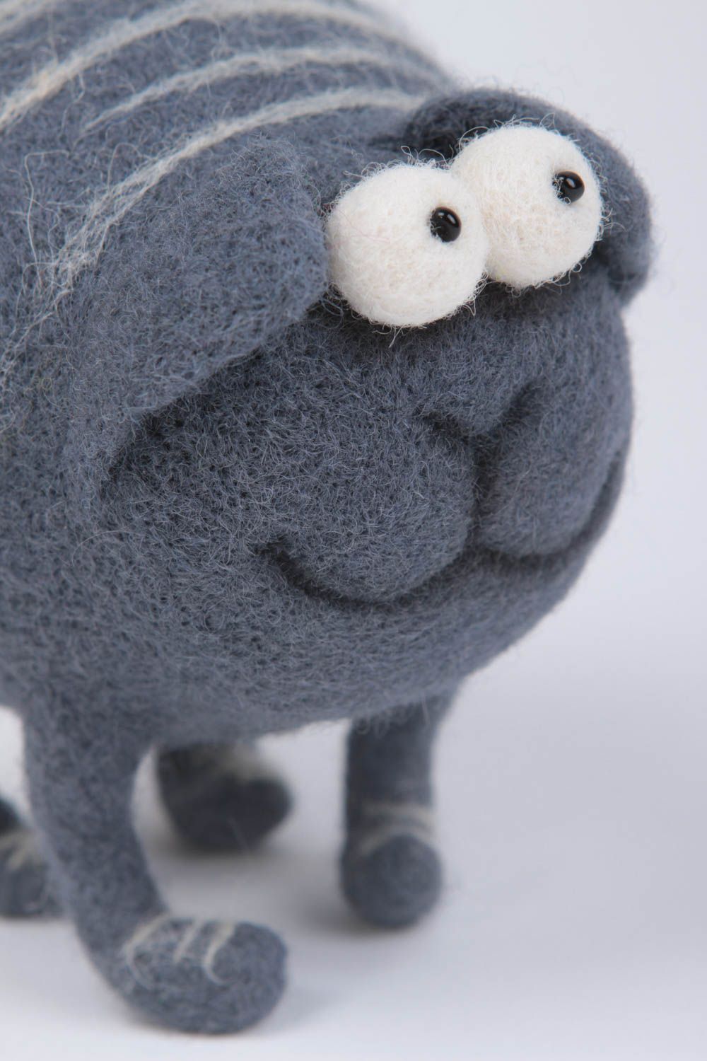 Handmade woolen toy Stylish designer interior decor Childrens gift ideas photo 3