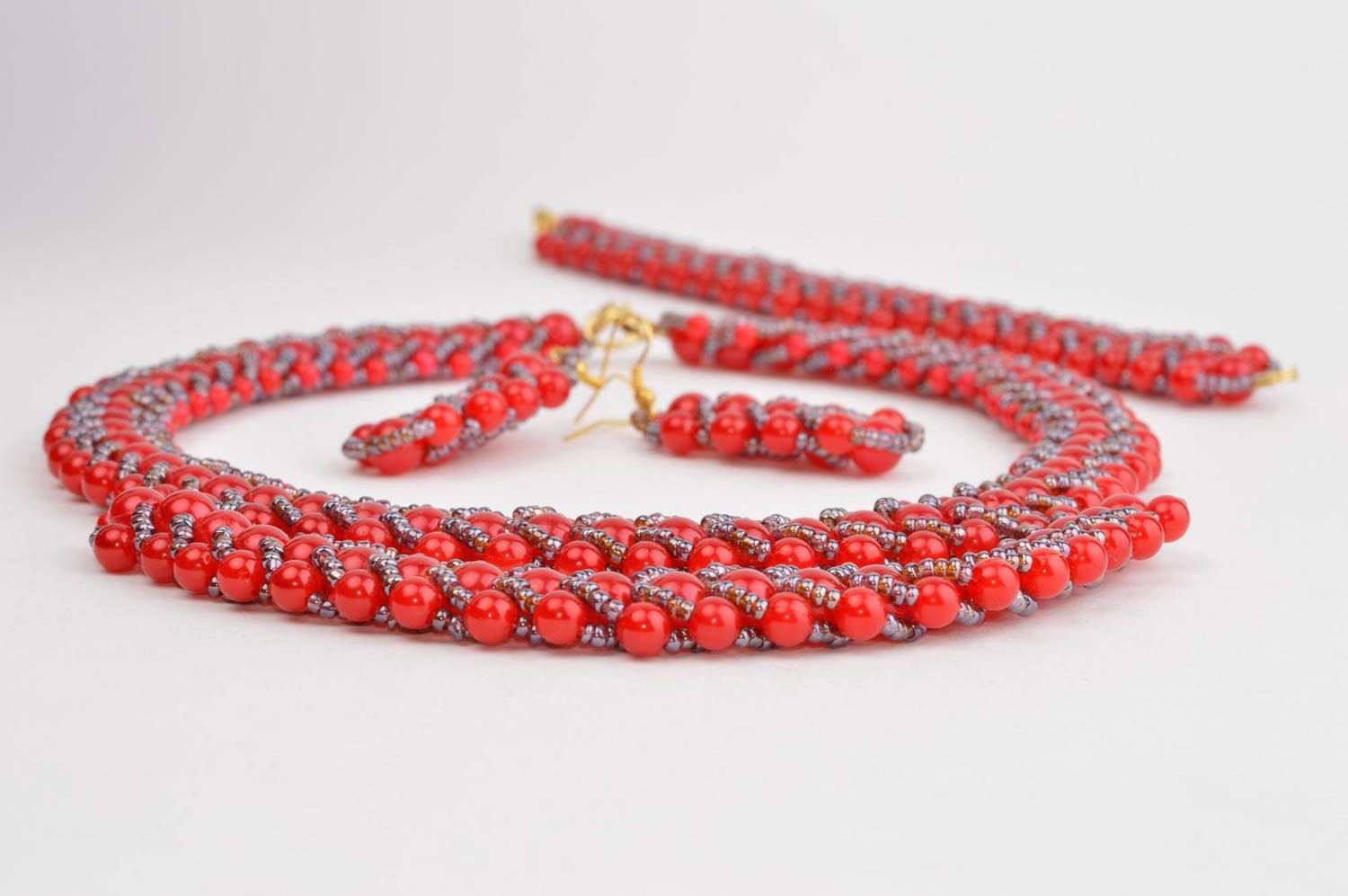 Designer necklace handmade bracelet jewelry unusual earrings present for her photo 4