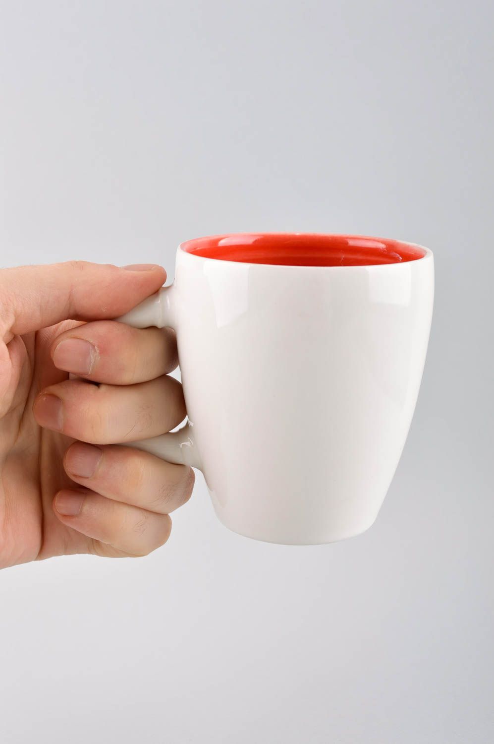 Mug original fait main Tasse avec infuseur et couvercle Vaisselle design photo 4