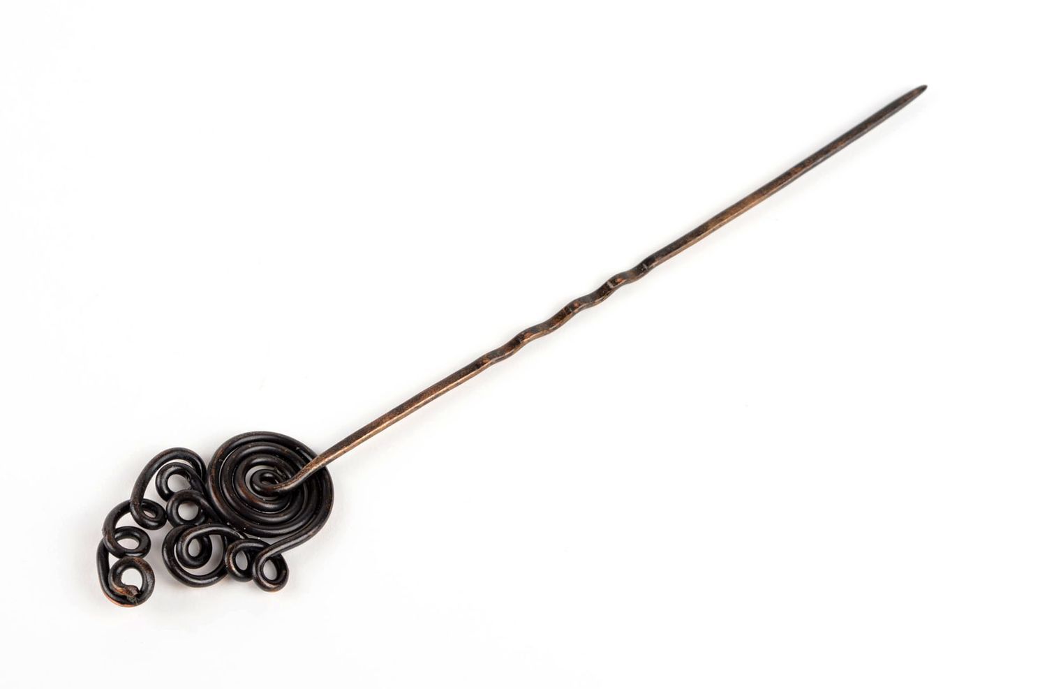 Handmade Schmuck für die Haare Haar Nadel Mode Accessoire aus Metall elegant foto 2