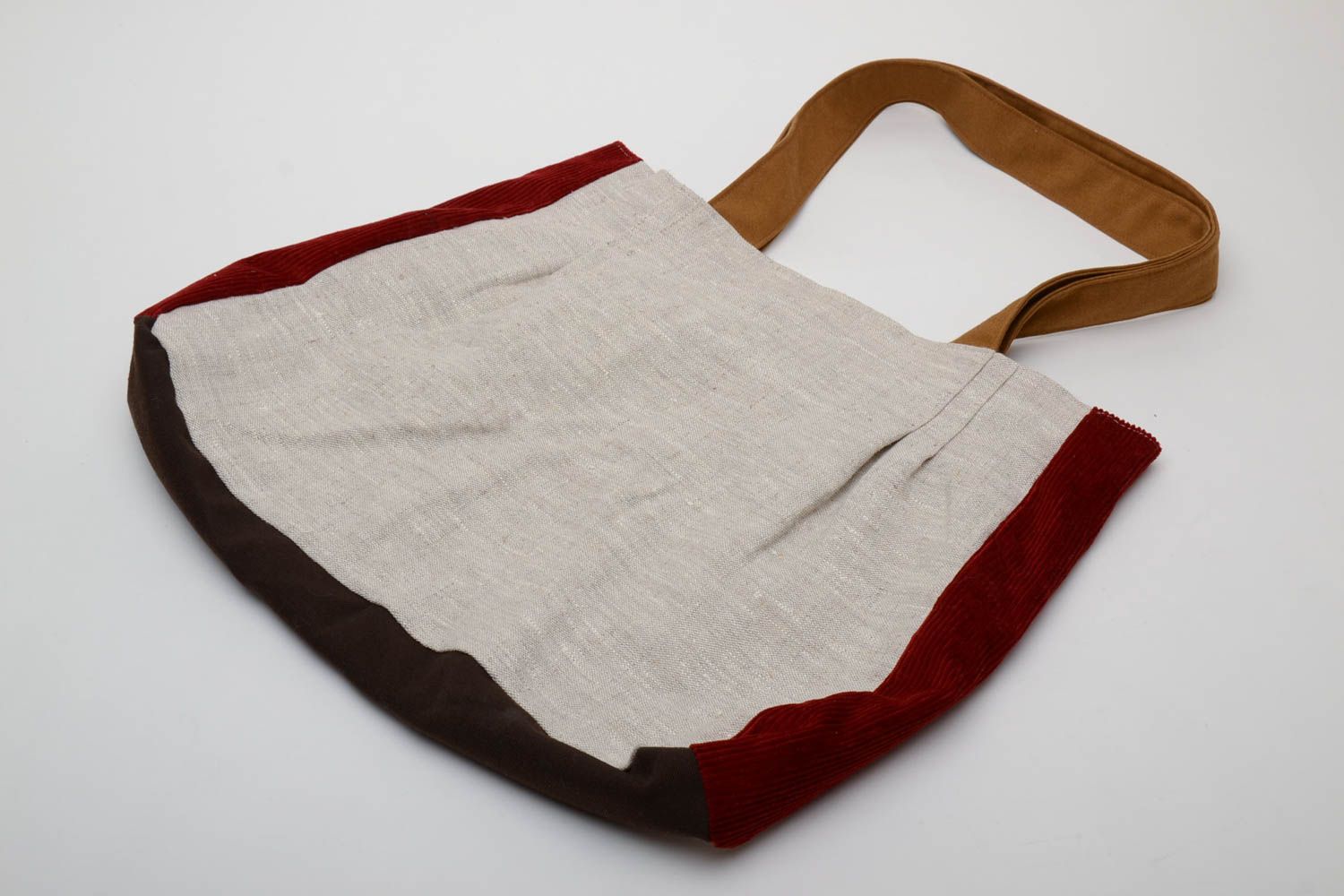Handmade women's fabric bag photo 4