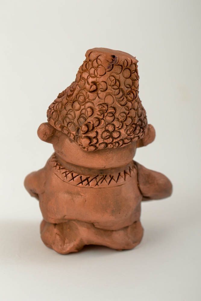 Handmade ceramic figurine collectible figurine homemade home decor funny gifts photo 4