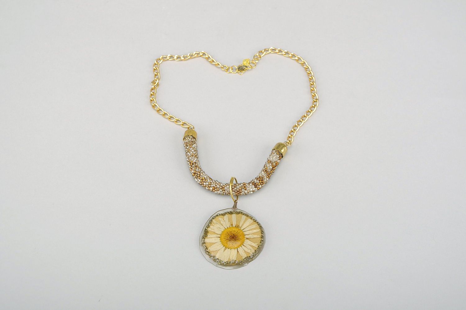 Pendant with Camomile Flower photo 1