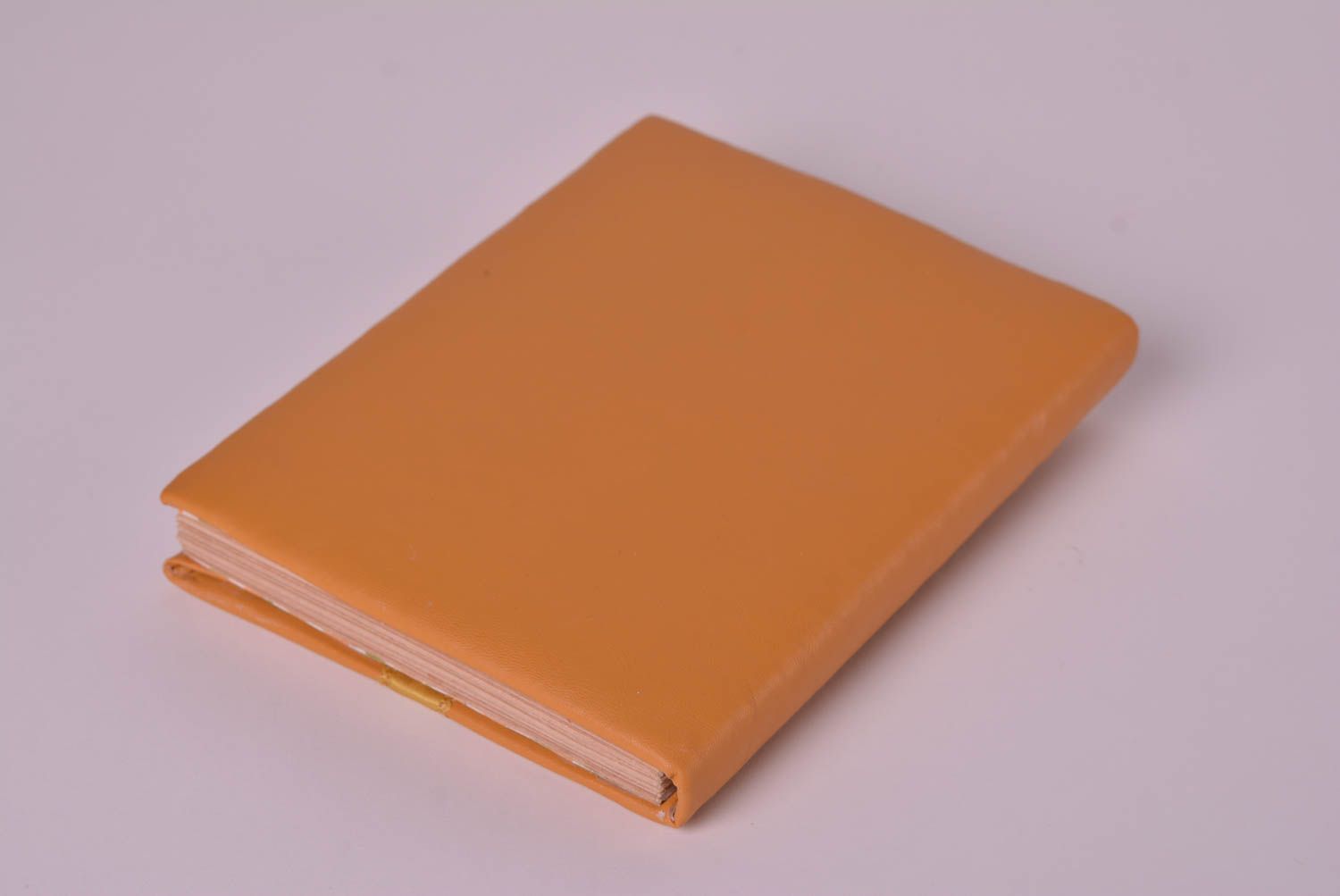 Handmade notebook handmade sketchbook brown notepad with flower gift for girls photo 5
