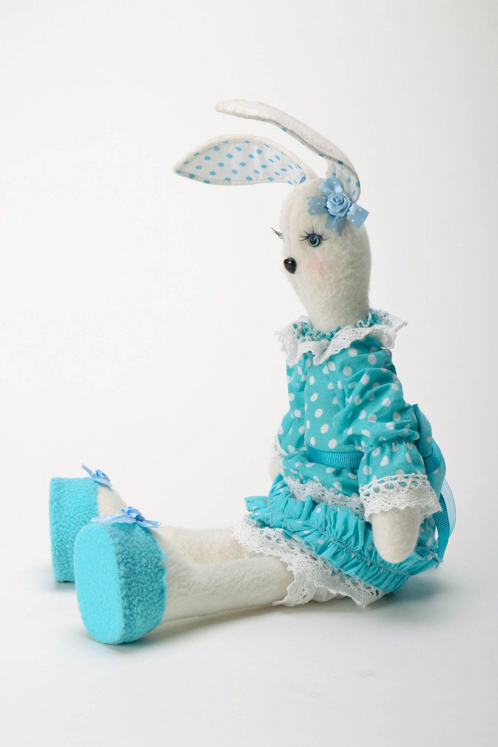 Handmade Tilde toy Hare photo 1