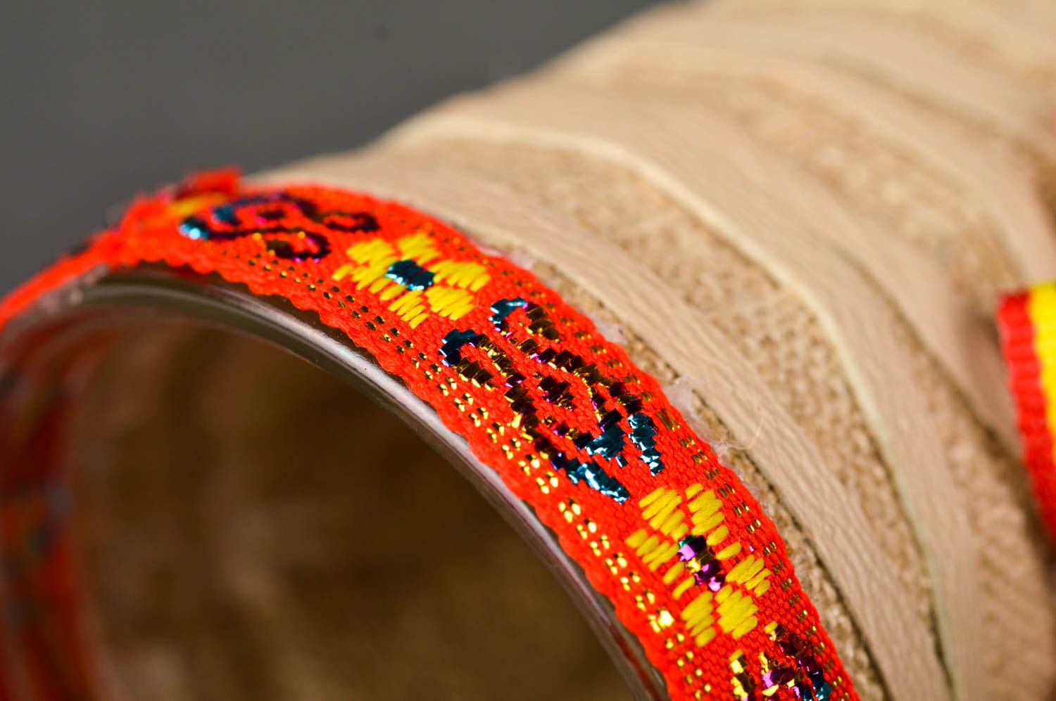 Estuche para lápices artesanal elemento decorativo regalo original Zapatito foto 4