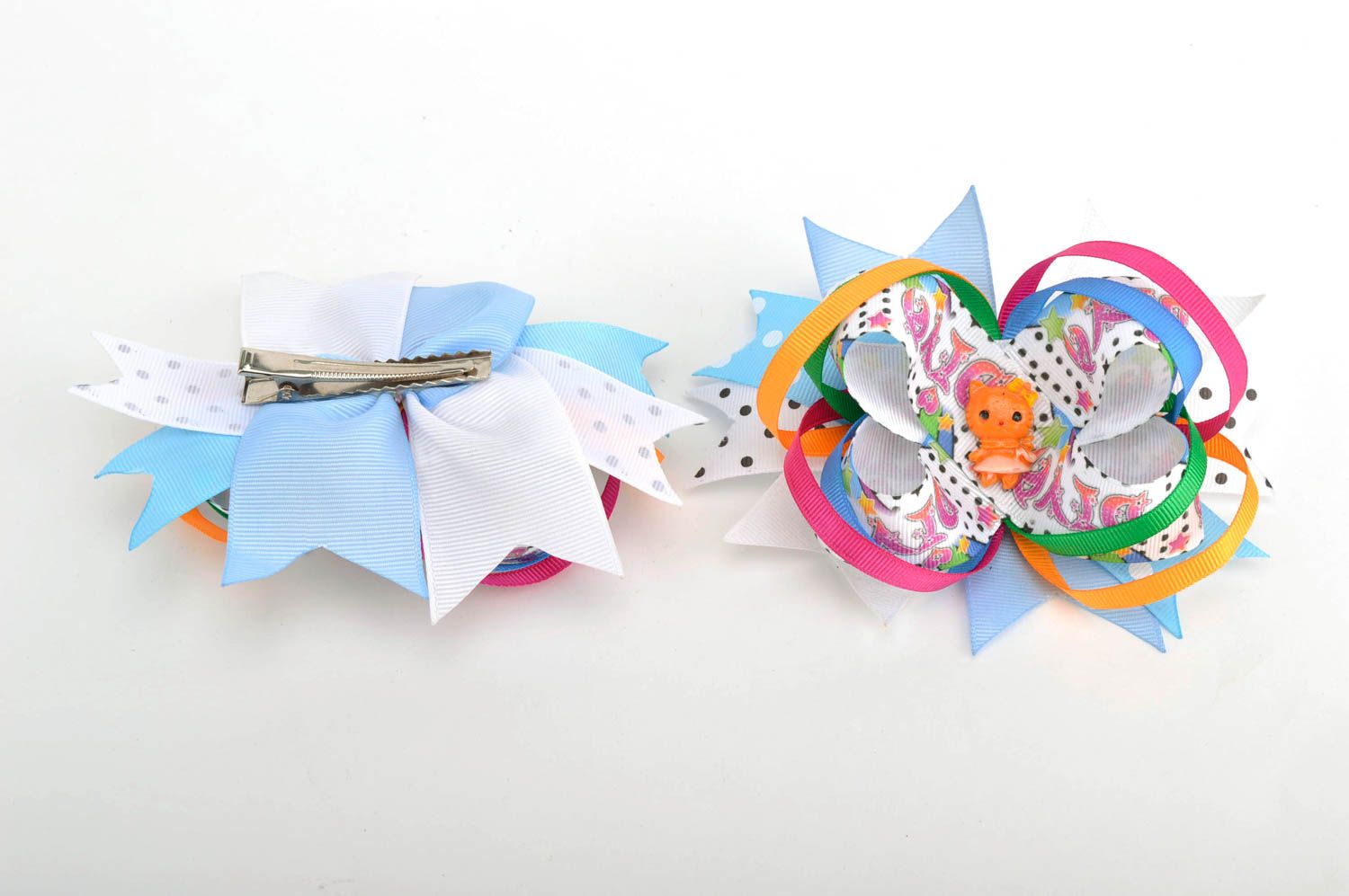 Schleifen Haarspangen handgemachter Schmuck Accessoires für Mädchen mit Katzen  foto 4