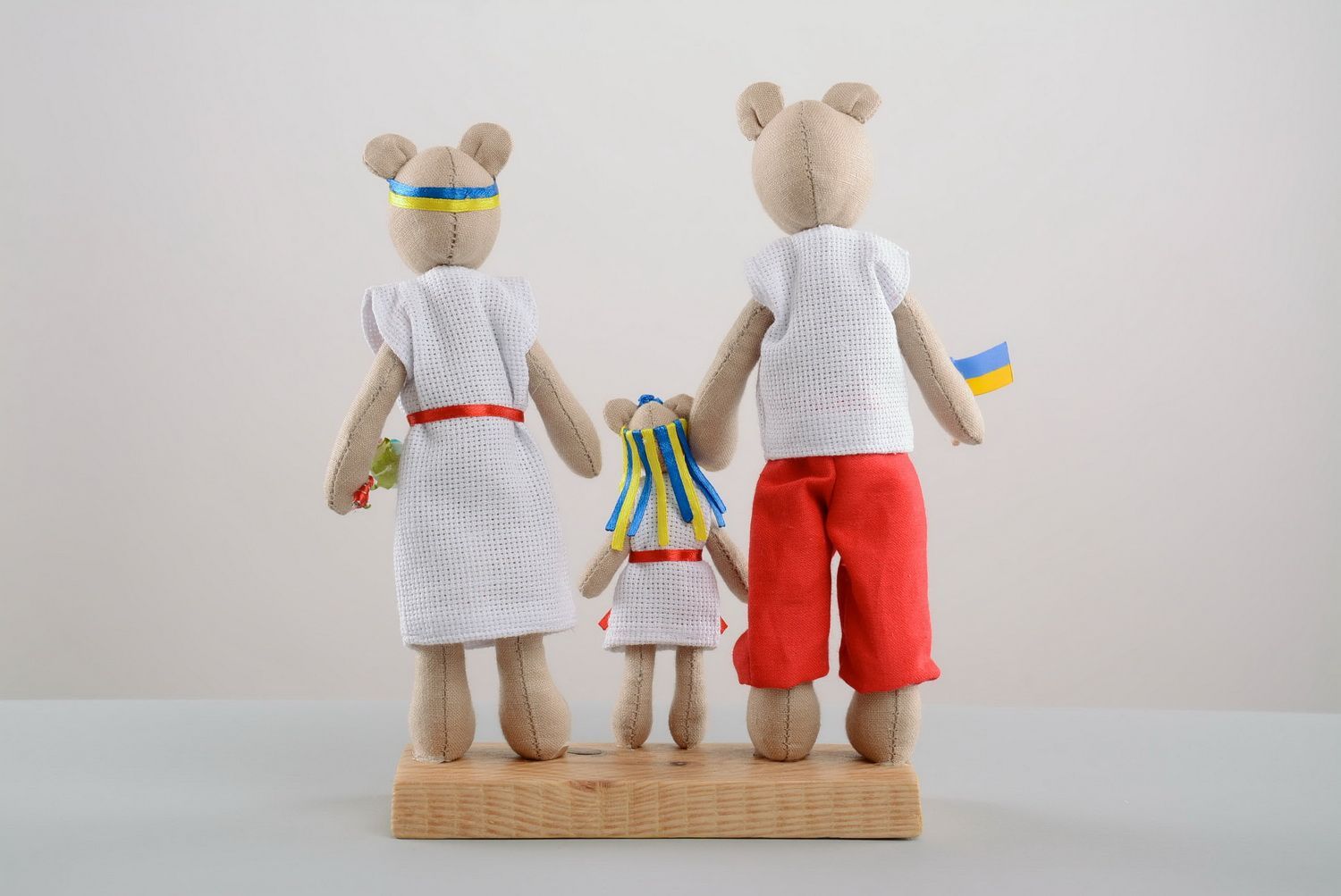 Muñecos artesanales de lino decoración de casa regalo para niños y niñas foto 3