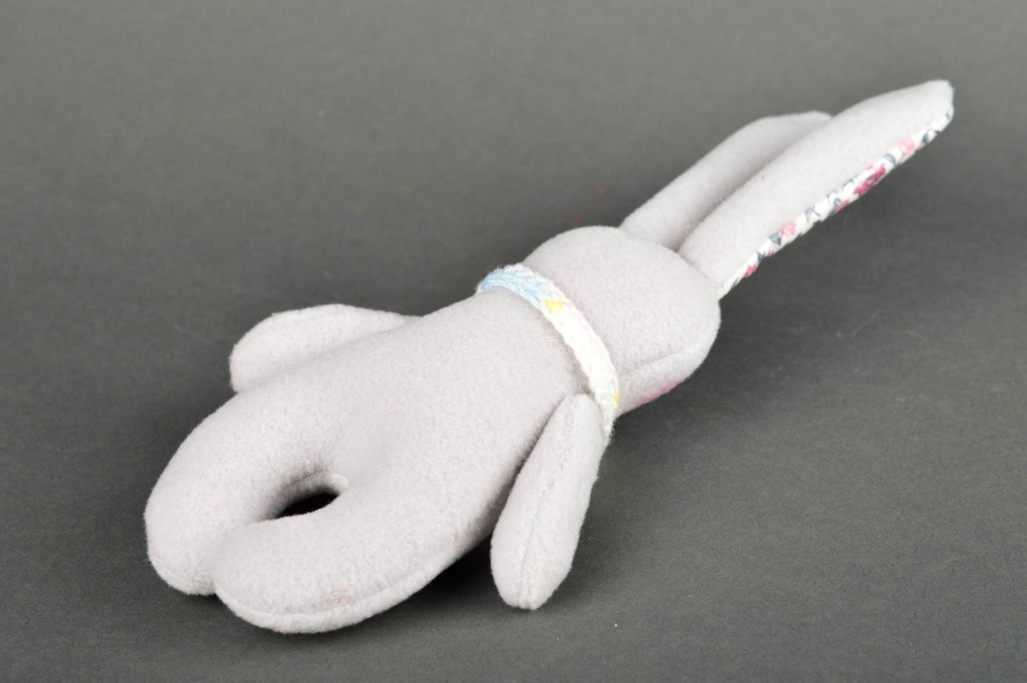 Игрушка заяц ручной работы стильный подарок для ребенка авторская игрушка фото 5
