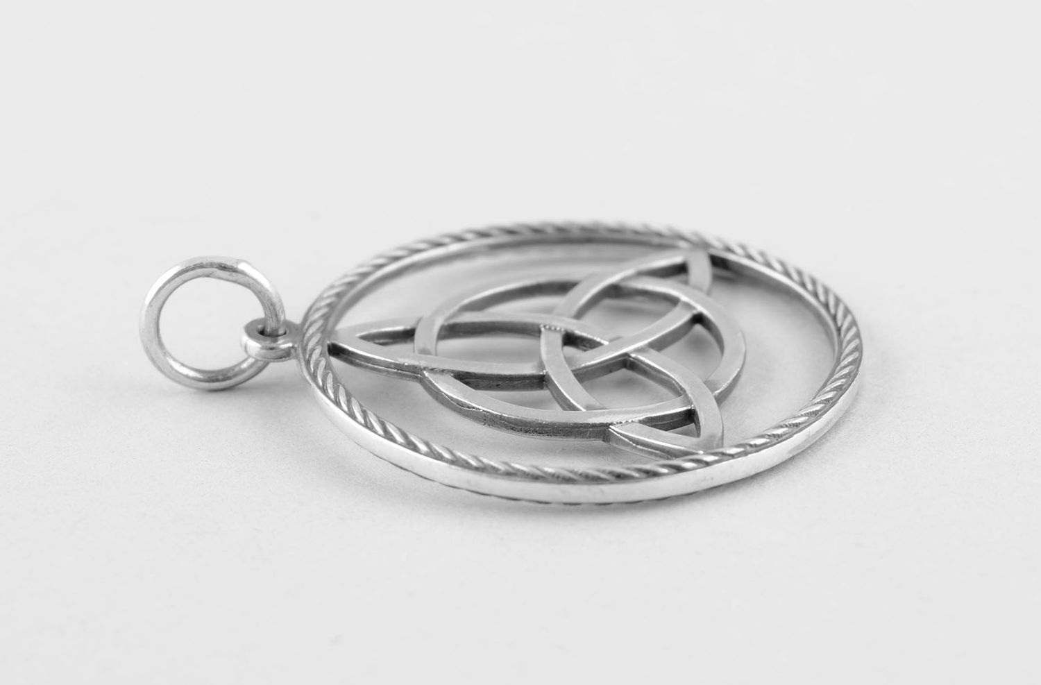 Schmuck handgemacht Keltischer Schmuck Anhänger für Halskette aus Bronze foto 3