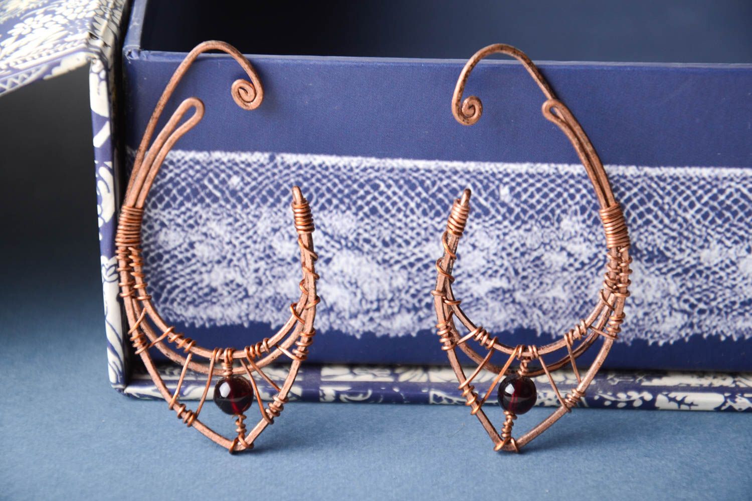 Handmade earrings designer jewelry fashion earrings womens accessories photo 1