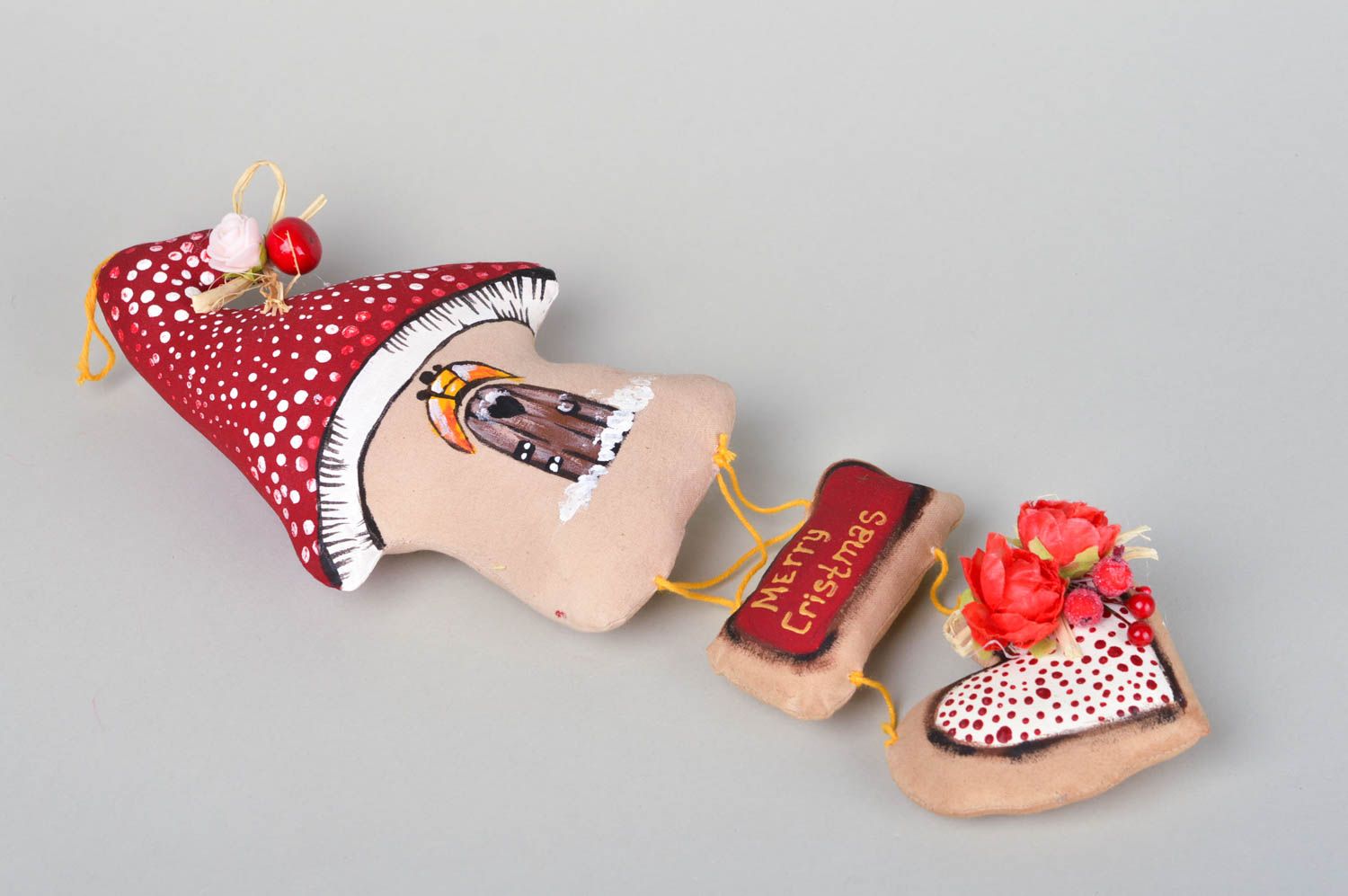 Игрушка ручной работы игрушка домик интересный подарок для декора подвеска фото 1