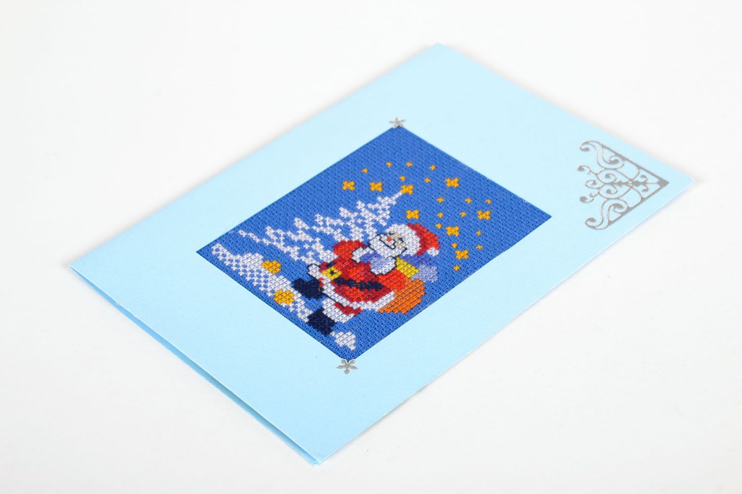 Cartão de felicitação feito à mão de Natal  foto 2