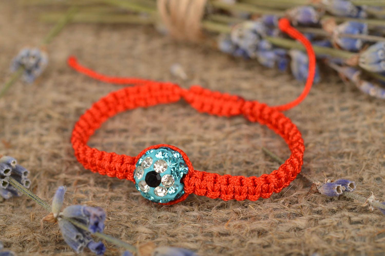 Beautiful handmade braided friendship bracelet string bracelet casual jewelry photo 1