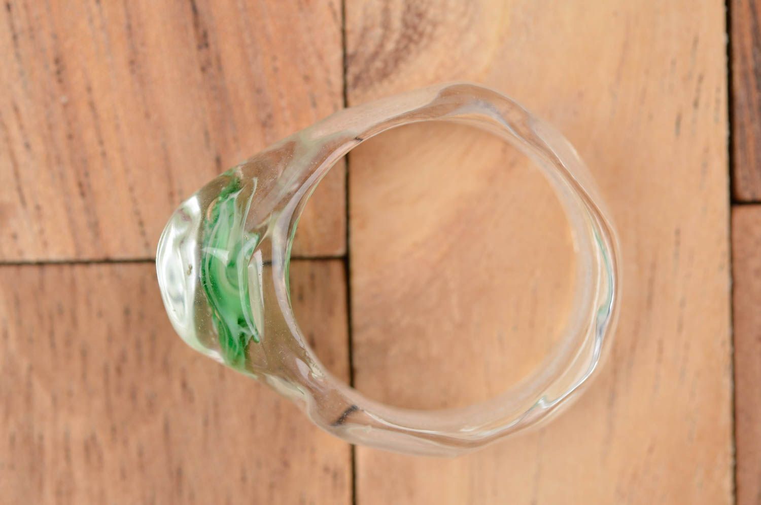 Handmade Ring aus Glas Damen Schmuck Accessoire für Frauen Modeschmuck Ring   foto 3