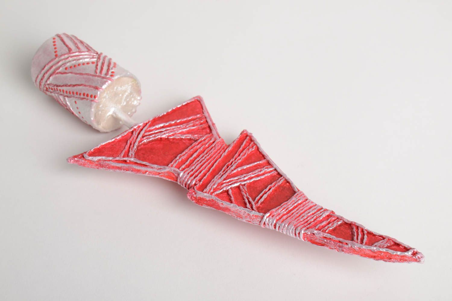 Sapin artificiel fait main Arbre décoratif papier mâché Déco maison Noël photo 4