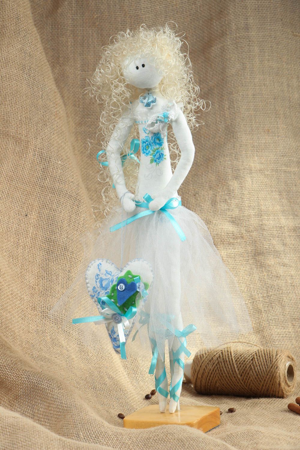 Künstler Puppe mit Ständer Baletttänzerin foto 5
