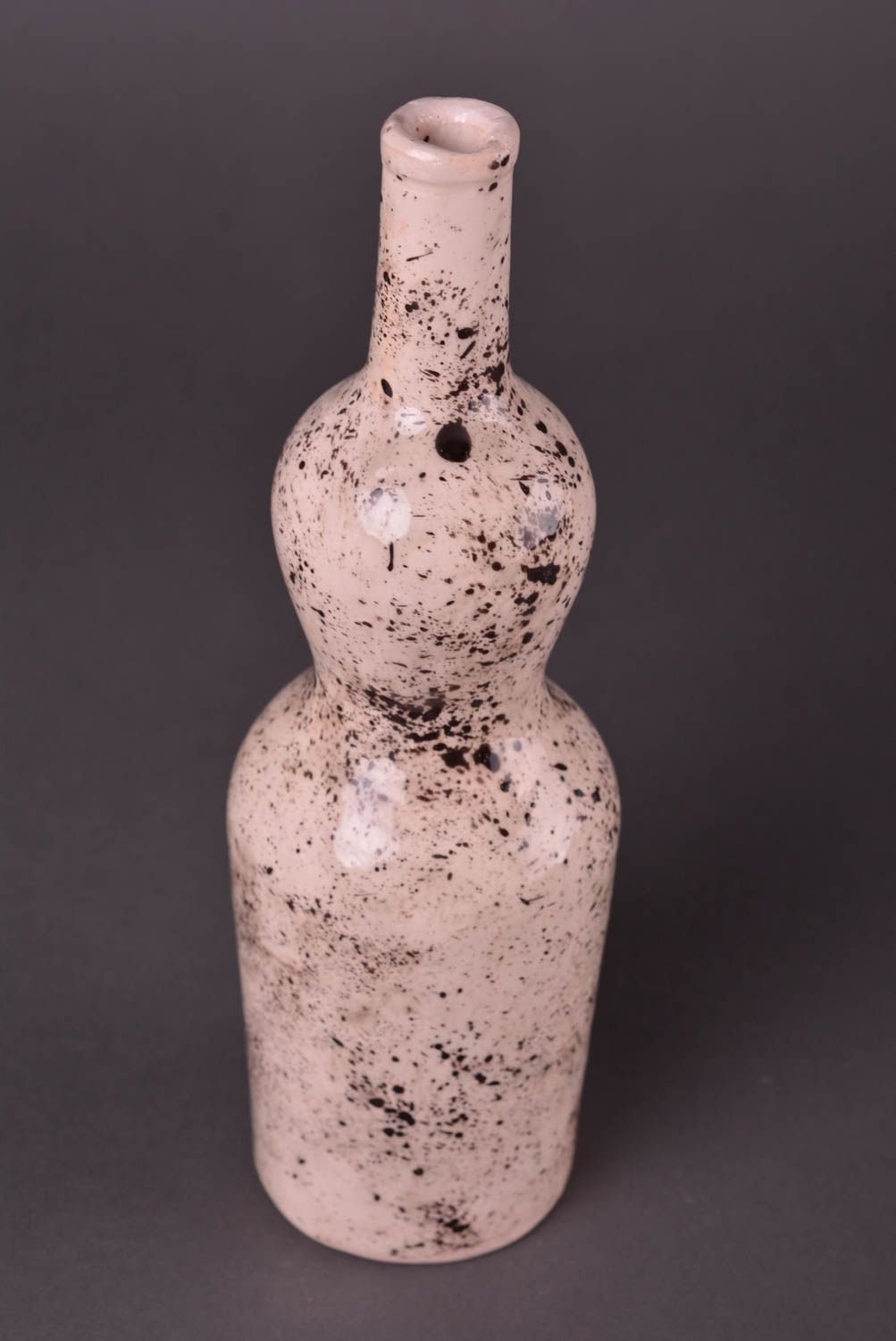 Посуда ручной работы глиняная бутылка оригинальная керамическая бутылка фото 3