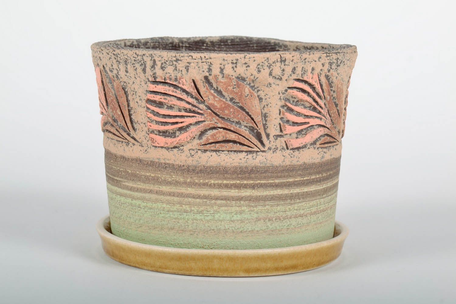 Maceta cerámica para plantas del interior foto 1
