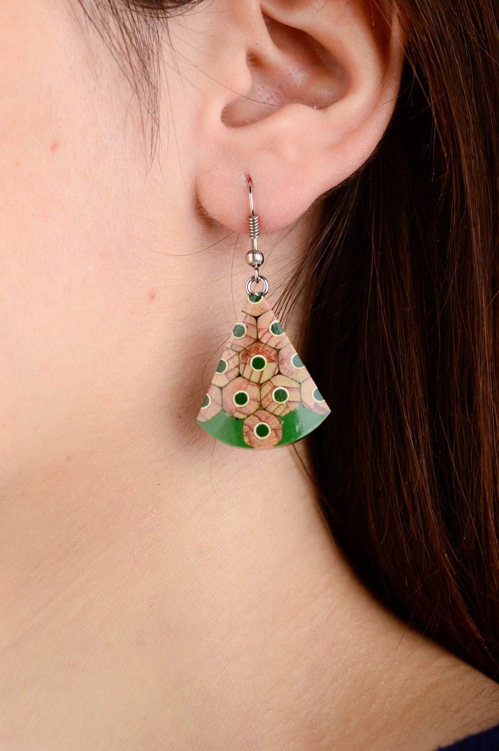 Schmuck Ohrringe handmade Modeschmuck Ohrringe stilvoll Ohrringe für Damen foto 2