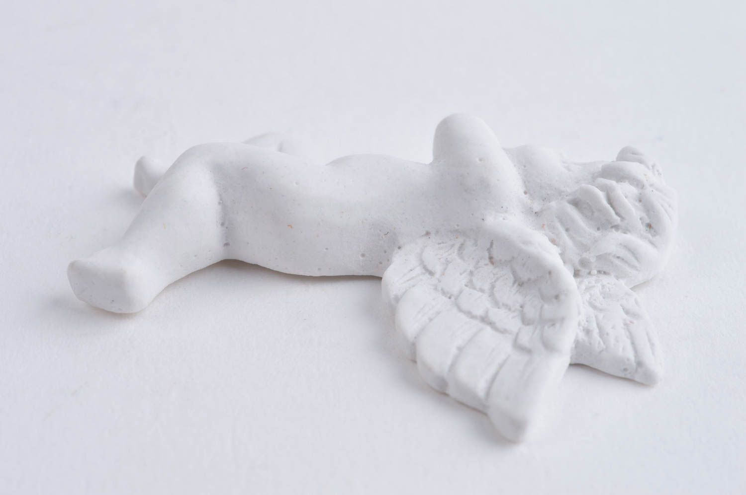 Гипсовая фигурка для раскрашивания handmade красивая статуэтка ангелы из гипса фото 4