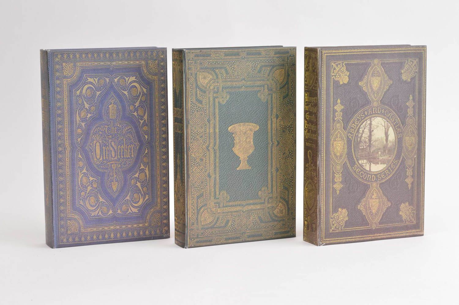 Designer jewelry box book for money secret box wooden handmade coffret photo 2