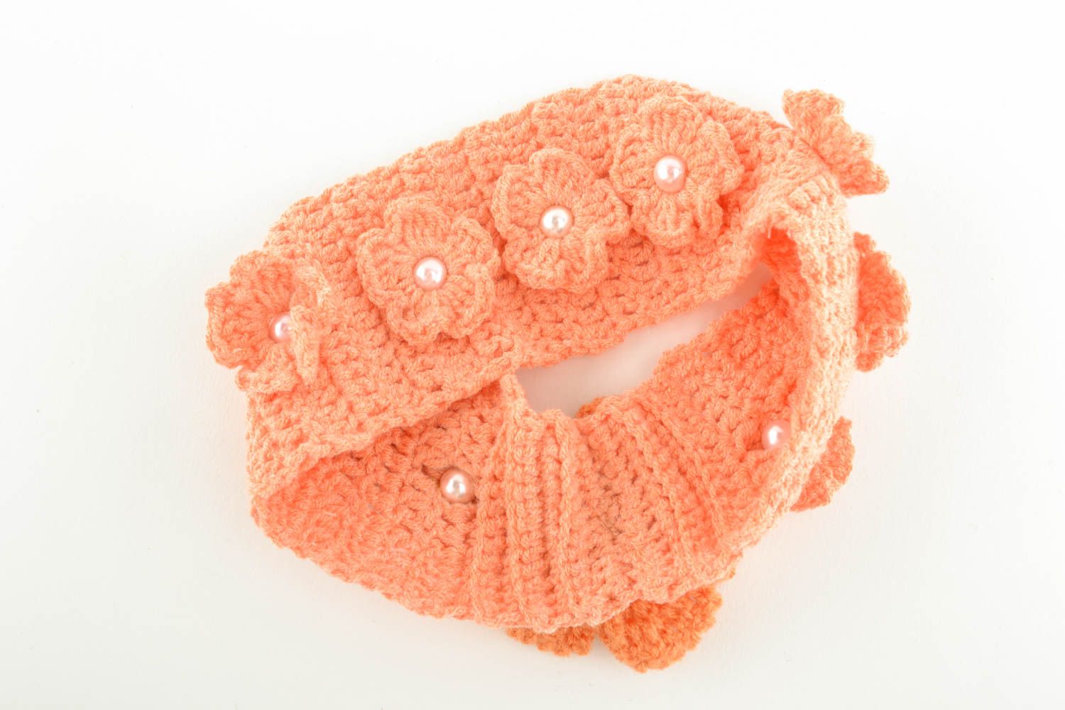 Crochet baby headband photo 3