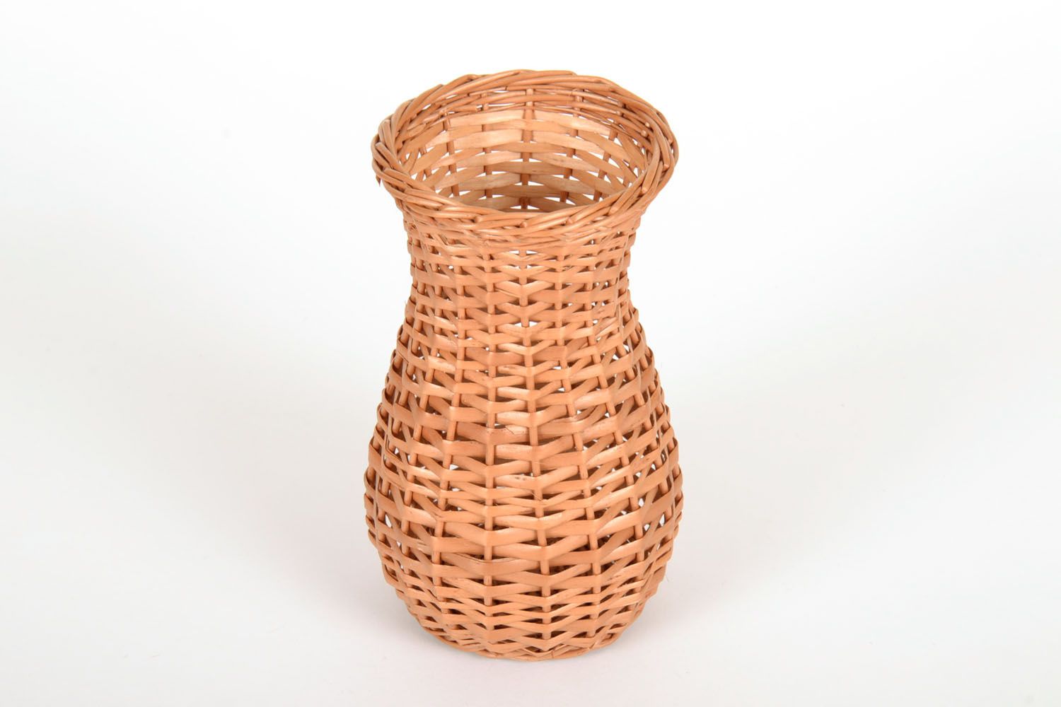 7 inches straw handmade decorative vase 0,11 lb photo 4